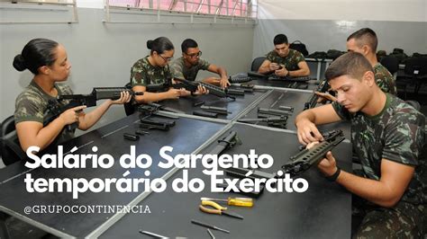 Salário Do Sargento Temporário Do Exército Youtube