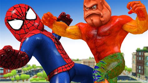 Good Nick And Joker Transform Spider Man Vs Red Hulk Rescue Tani