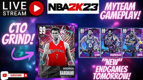 Live Gameplay In Nba 2k23 Myteam New Endgame Cards CTO Grind