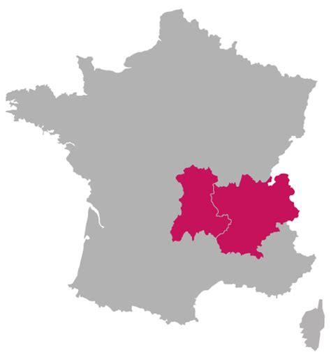 Cartes Regions Auvergne Rhone Alpes Irfel