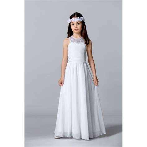 Robe Enfant Mariage Couleur Blanc T