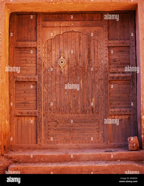 Authentic Door In Moroccan Village Stock Photo Alamy