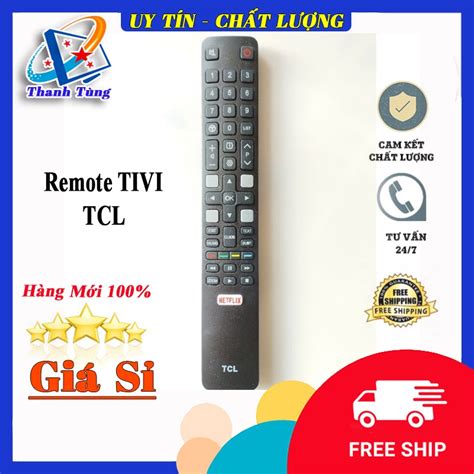 Điều khiển Tivi TCL Dài Remote tivi TCL Shopee Việt Nam