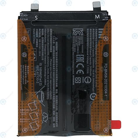 Xiaomi 11t Pro 2107113sg Battery Bm58 5000mah 460200007r1g