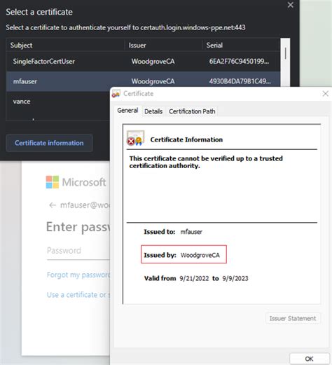 How To Configure Azure Ad Certificate Based Authentication Microsoft