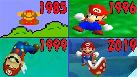 マリオ死亡andゲームオーバー 進化の歴史【1985 2019】 Youtube