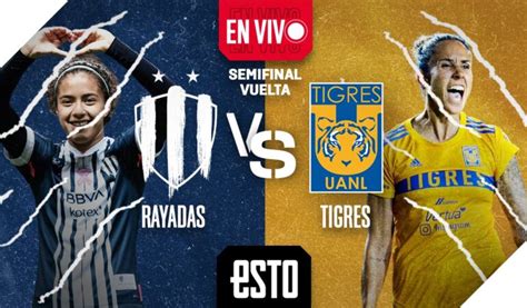 Semifinales Liga Mx Femenil Rayadas Vs Tigres En Vivo Y Transmisi N