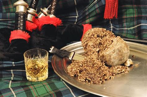 Haggis And Burns Night Haggis With Leeks And Scallops Neeps And Tattie