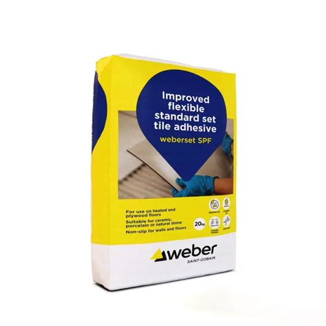 Weberset Slow Set SPF 20kg White Adhesive House Of Tiles