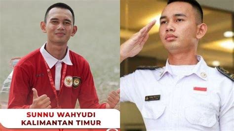 Sosok Sunnu Wahyudi Paskibraka 2024 Yang Bertugas Menurunkan Bendera