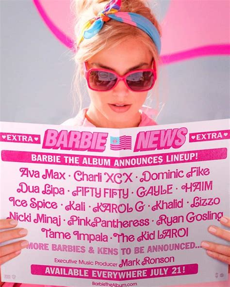 Atlantic Records Announces Star-Studded Soundtrack with BARBIE THE ALB ...