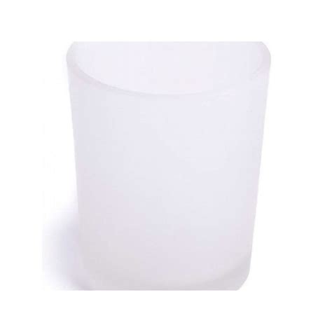 Frosted Glass Tea Light Holders With Led Lights White Event Decor And Charger Plates From Chair