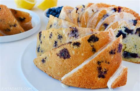 Blueberry Cream Cheese Pound Cake Recipe