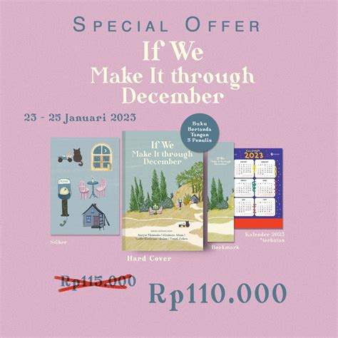 Jual Novel Antologi If We Make It Through December By Nadia Ristivani