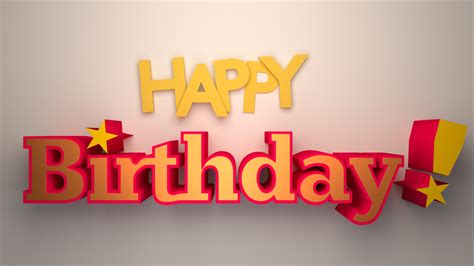 Happy Birthday 3d Typo By Johnpaul51 On Deviantart