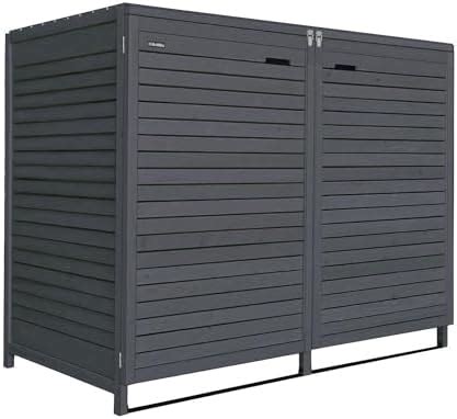 Lukadria Adria24 Cache Poubelles 240 L Pour Habillage De Poubelles De 2