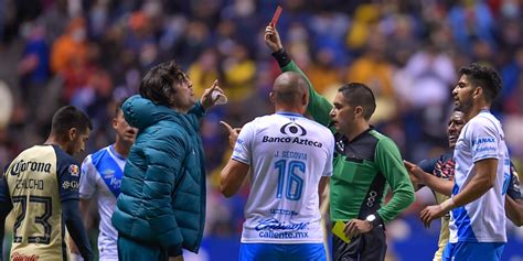 Club Puebla vs América Santiago Solari es expulsado David Faitelson y