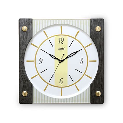 1437 Ivory Designer Sweep Second Clock Orpat