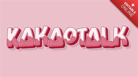 KakaoTalk Textos Amor Generador De Efectos De Texto