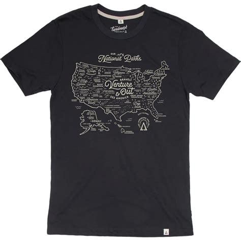 Landmark Project Nps Map Short Sleeve T Shirt Clothing