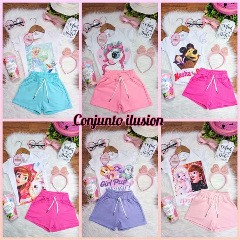 Conjunto Ilusi N Rosado Frozen Titil Moda