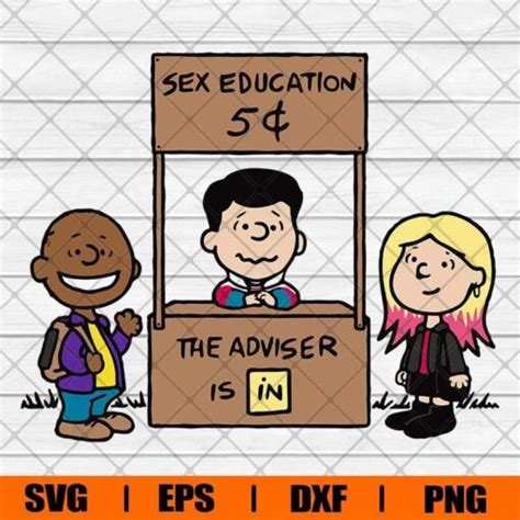 Sex Education And Snoopy Fans Peanuts Snoopy Layered Svg Dxf Png