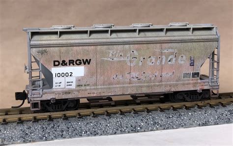 N Scale Micro Trains Covered Hopper Bay Acf