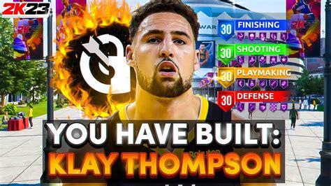 The Best Klay Thompson Build In Nba K Op Sharpshooting Lockdown