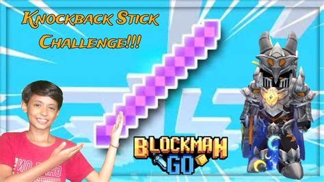 Blockman Go Bedwars But I Can Only Use Knockback Stick BLOCKMAN GO