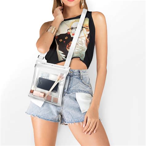 Clear Shoulder Bag Eeekit Stadium Approved Clear Crossbody Bag