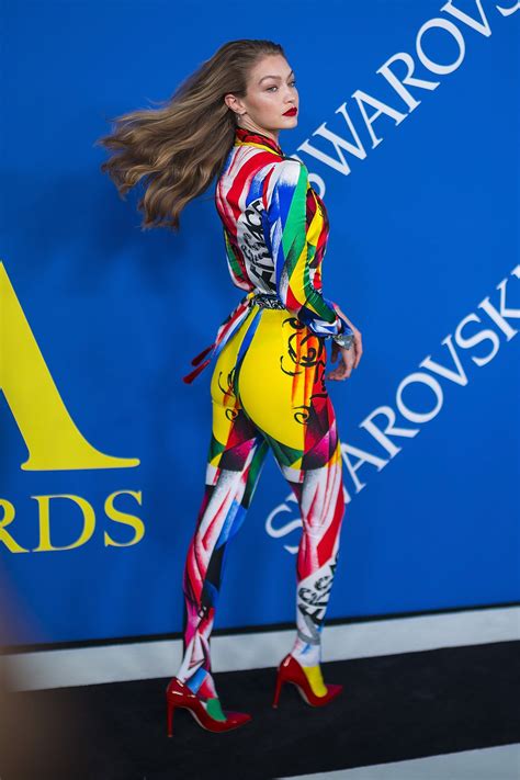 Gigi Hadids Rainbow Catsuit Makes Her Look Like A Sexy Superhero