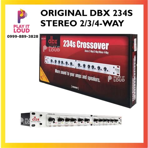 Original Dbx S Crossover Stereo Way Way Mono Way Shopee