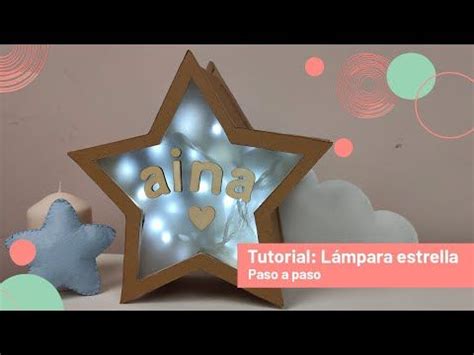 LÁMPARA ESTRELLA de CARTÓN personalizada YouTube