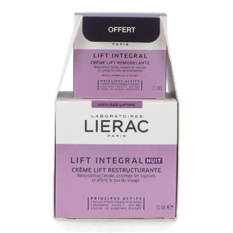 Lierac Lift Integral Crema Lifting Reestructurante Noche 50 Ml