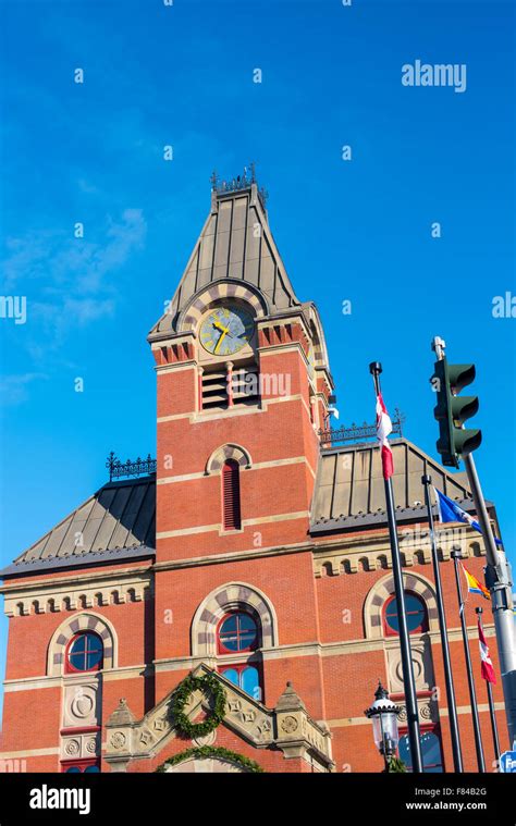 Canada New Brunswick Fredericton Historical Hi Res Stock Photography