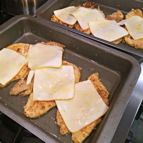 Oven Baked Muenster Cheese Chicken Momof6