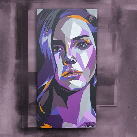 Lana - 18 Layer Stencil Art : r/stencils