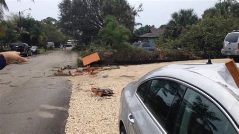 Big Storm Damage In Hobe Sound Wptv