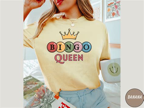 Bingo Queen Shirt Retro Bingo T Shirt Bingo Lover Funny Bingo Player