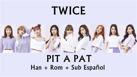 TWICE Pit A Pat Han Rom Sub Español Member Coded YouTube