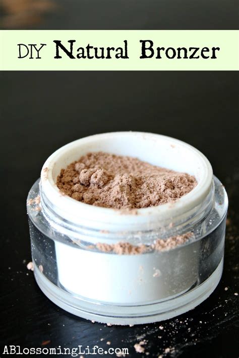 Natural DIY Bronzer - A Blossoming Life