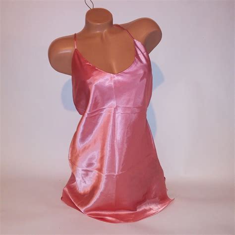 Vintage Victoria Secret Lingerie Chemise Slip Medium Gem