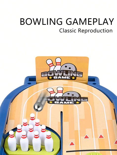 Desktop Toy Flicking Sports Bowling Alley With Cute Animal Launchers