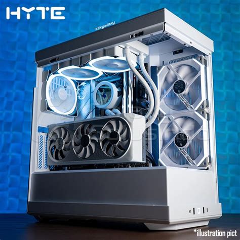 Jual HYTE Y40 Snow White S Tier Tempered Glass ATX Mid Tower Aesthetic