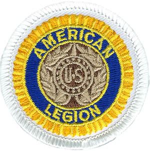 Embroidered American Legion Emblem Patch - American Legion Flag & Emblem