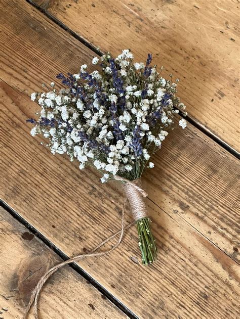 Dried Gypsophila And Lavender Pew Ends Dried Flower Pew Ends Etsy UK