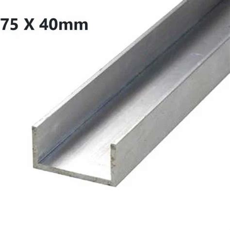 75 X 40 Mm Sail Mild Steel C Shape Channel For Construction At Rs 66