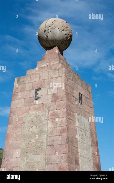 Ecuador Quito Ciudad Mitad Del Mundo Aka Middle Of The World City