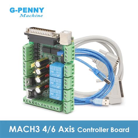 Mach3 Controller Board 4 6axis Cnc Breakout Board Interface Adapter Board For Stepper Motor