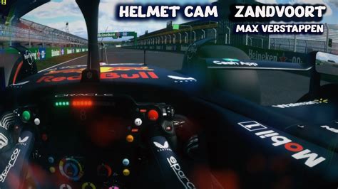 Max Verstappen S Helmet Cam Pole Lap Netherlands Zandvoort 2023 Dutch